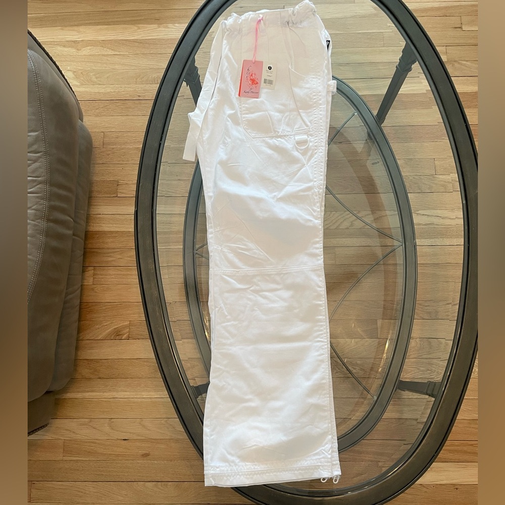 Koi by Kathy Peterson White Cargo/Scrub Pants 🤍